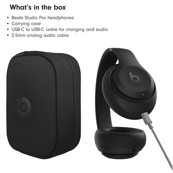 “New Sealed In The Box”
Beats Studio Pro - Wireless Bluetooth Headphones - Black - Picture 14 of 14